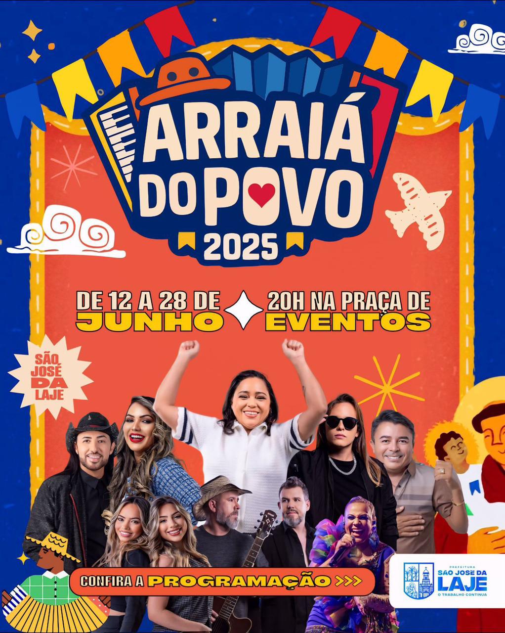 Arraiá do Povo 2025 Agita São José da Laje com Tradição e Festividades