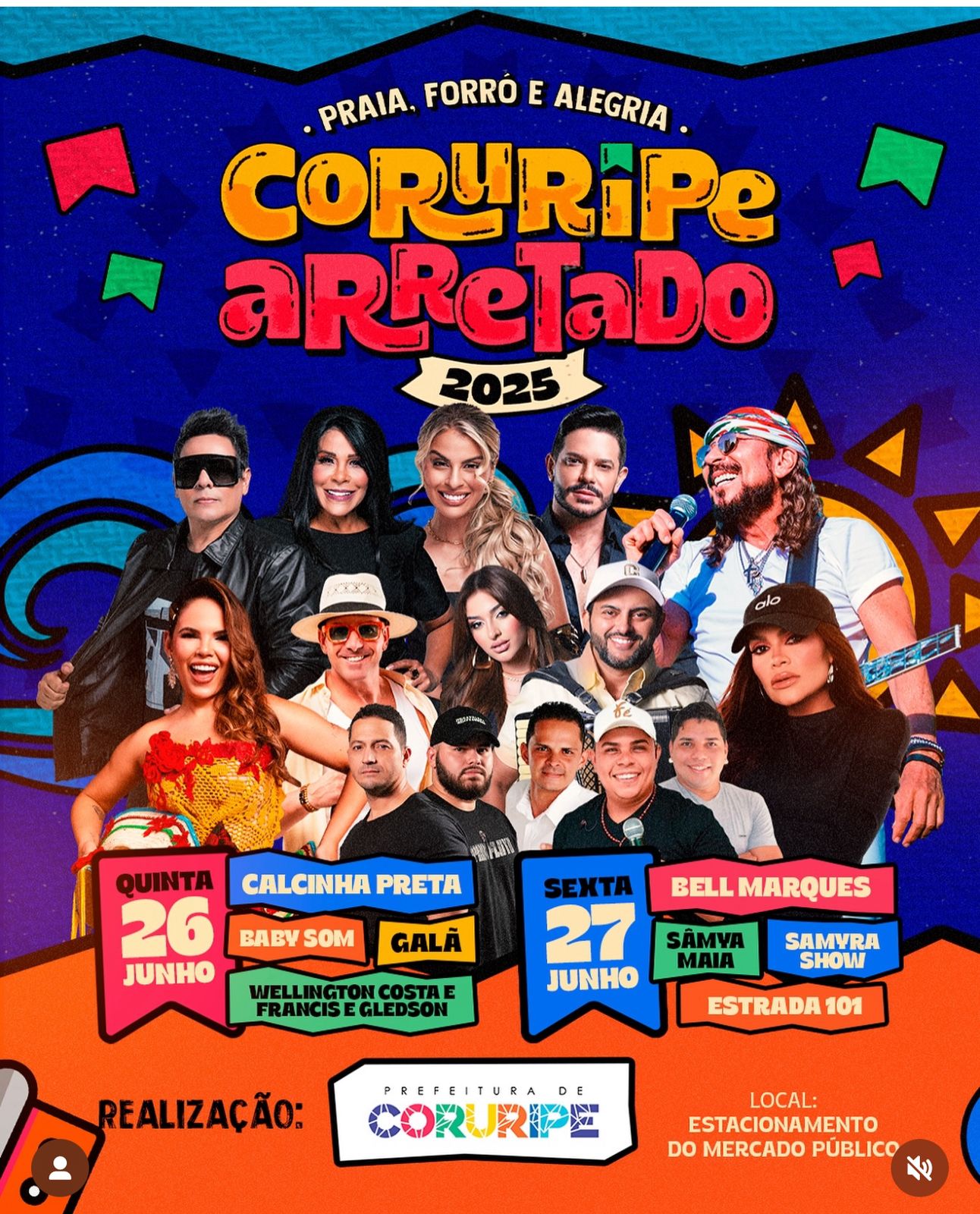 Coruripe se prepara para o Coruripe Arretado 2025, um evento grandioso com o apoio da Prefeitura que promete agitar a cidade!