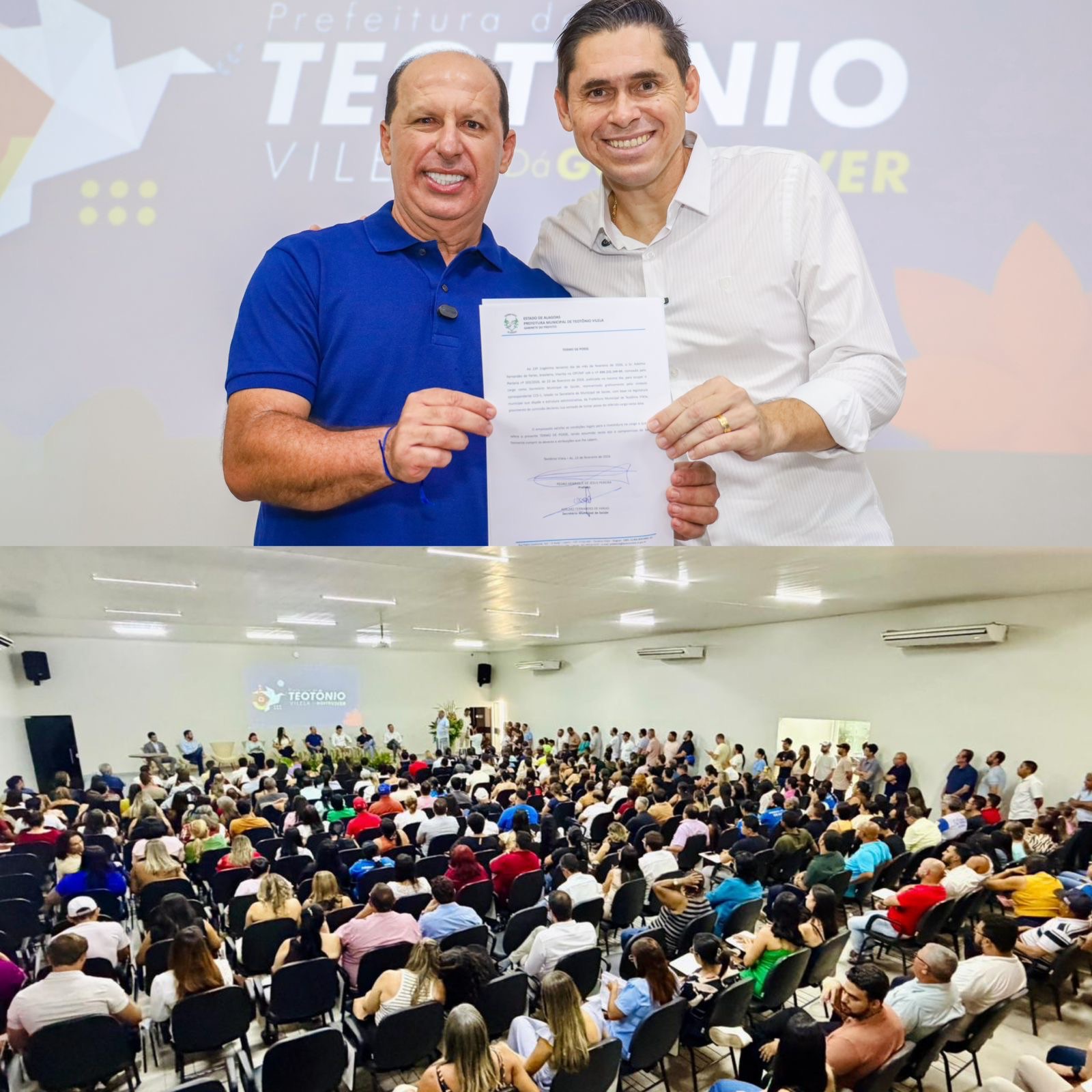 Dr. Adelmo Farias toma posse como novo secretário de Saúde de Teotônio Vilela e reforça momento de avanços no município