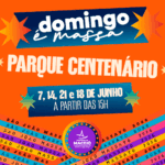 Domingo é Massa entra no clima junino com forró e teatro de bonecos no Parque Centenário