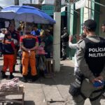 PM participa de operação contra o comércio irregular de fogos de artifício em Penedo