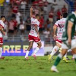 CRB e Goiás fazem jogo movimentado e empatam por 2 a 2 no Rei Pelé
