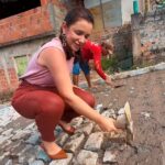 Obra de calçamento avança e leva mobilidade para moradores de Joaquim Gomes